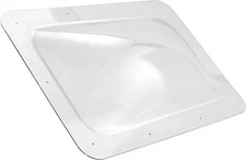 RV Skylight, Universal Skylight Window Replacement Cover - White