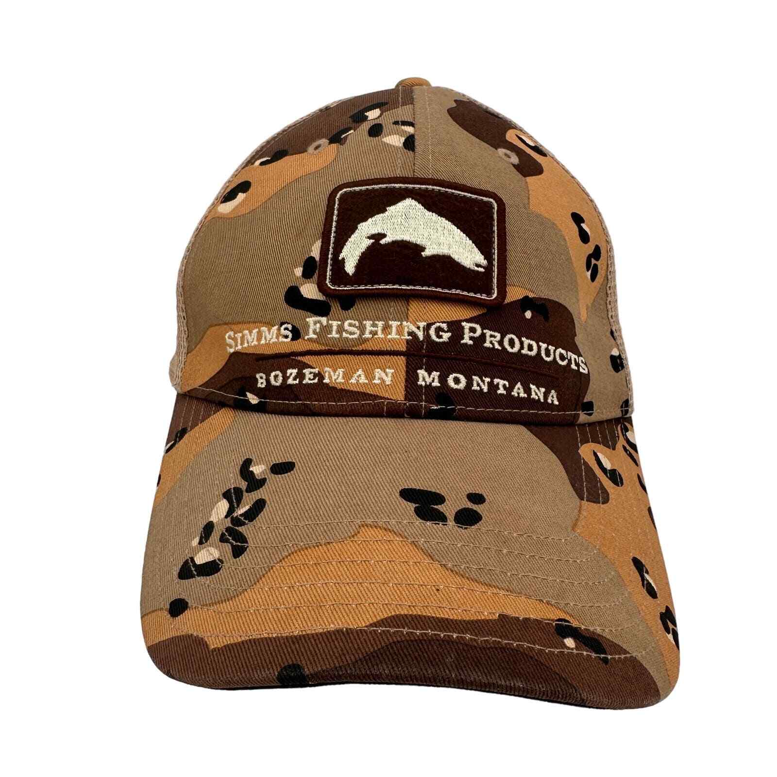 Simms Fishing Products Bozeman Montana Camo Fish Mesh Hat eBay