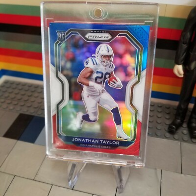 2020 Panini Prizm Jonathan Taylor Red White Blue Rookie RC Colts SP