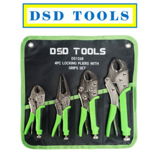 DSD TOOLS Locking Pliers 4pc Mole Grips Adjustable Wrench Vice Grips DS1268
