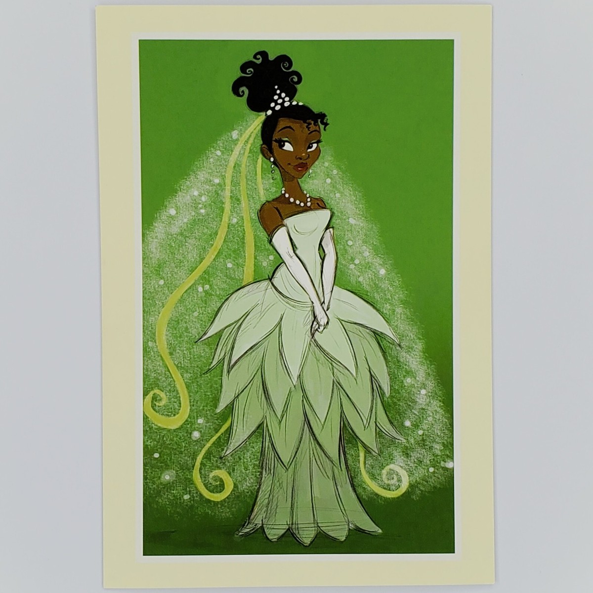 Princess and the Frog Postcard Tiana Disney Digital Concept Art