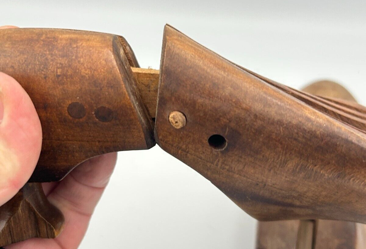 Vintage Wooden Shoe Tree Keepers Stretchers Forms 10.75"L