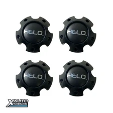 4 x Helo Wheel Center Cap Satin Black 1079L121HE1SB