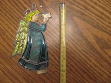 Green Angel Suncatcher Sun Catcher Stained Glass-style window hanging