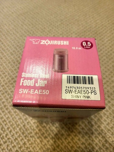 Zojirushi Stainless Steel Food Jar /Lunch/ Soup/Ice/ 16.9 oz Shiny Pink ~ NEW ~ - Picture 8 of 11