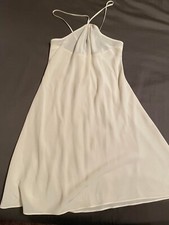 NEW size 6 Eloise Knee GENUINE silk lace slip night FREE PEOPLE Anthropologie