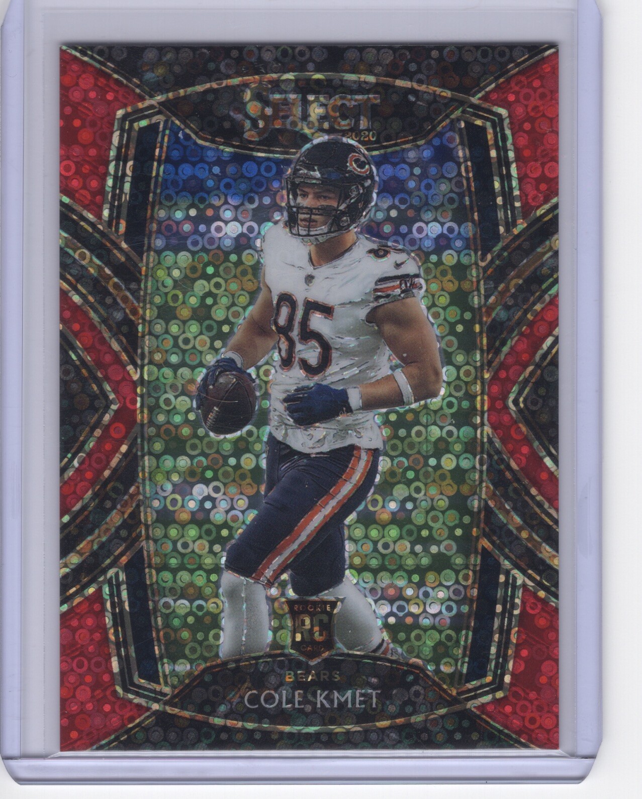 Cole Kmet - 2020 Panini Select - Red Disco Club Level #13/49