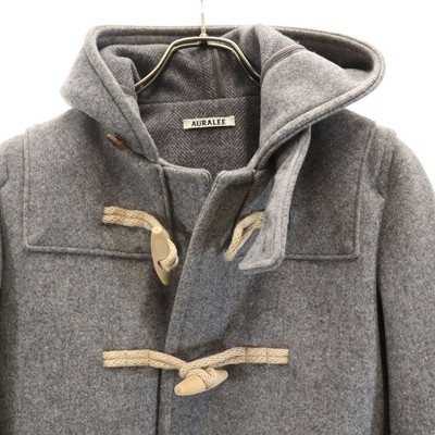 AURALEE】AURALEE Made in Japan Wool Blend Duffle Coat 1 Grey