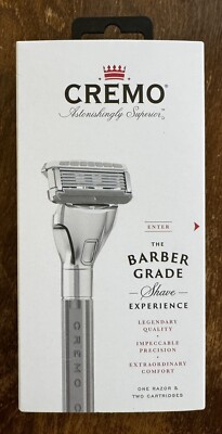 CREMO The Barber Grade SHAVE EXPERIENCE Shaving Razor (Comes w/ 2 Cartridges)