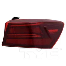 TYC Right Side LED Tail Light Assembly for Kia Forte 2022-2024 Models