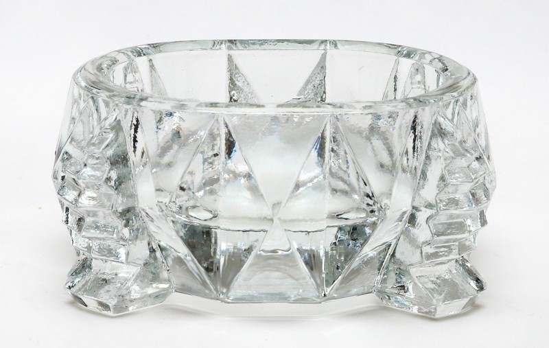 Vintage Cut Glass Open Salt Dip, Cellar – 2.5” long