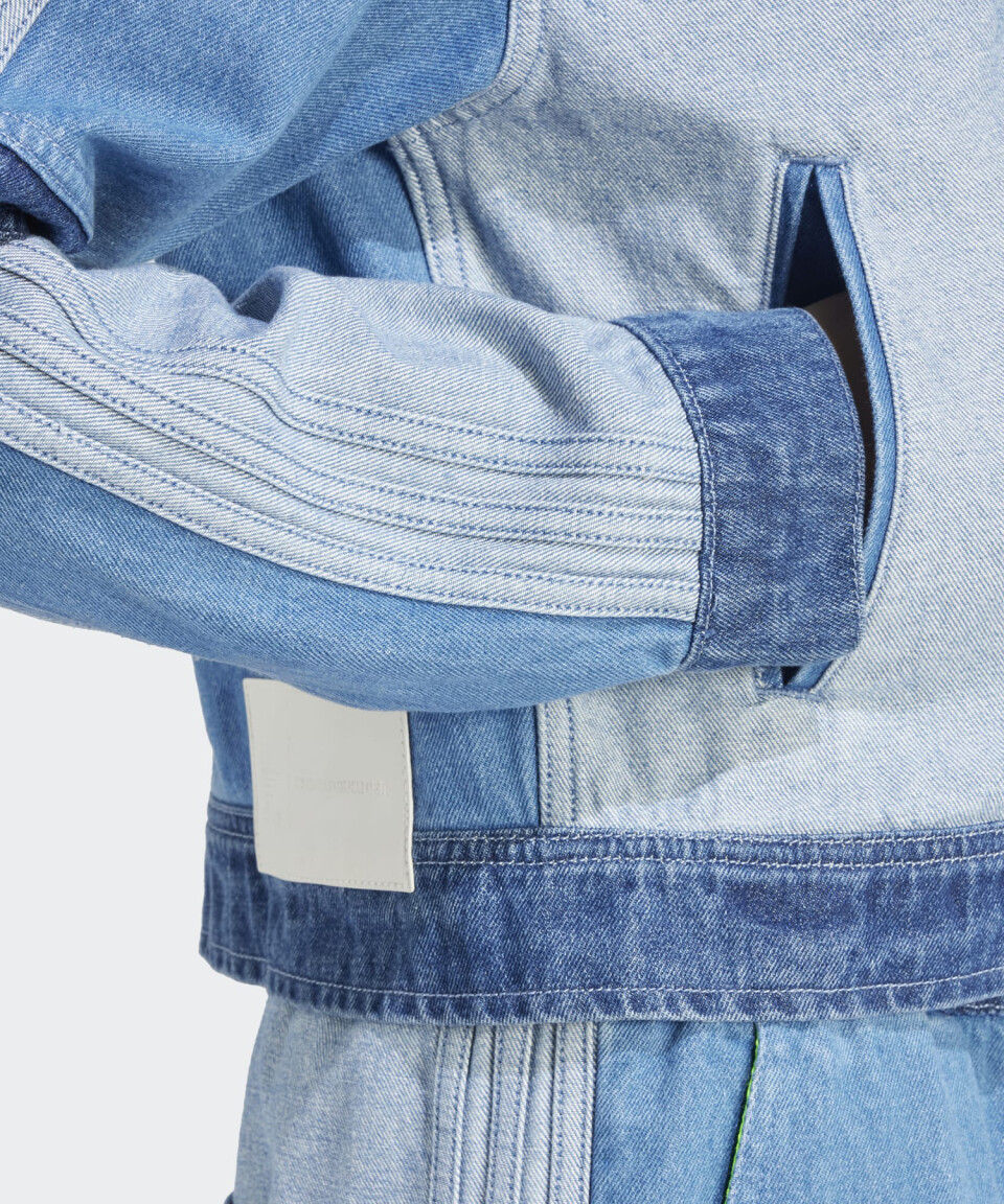 Adidas KSENIASCHNAIDER Denim Patchwork Track Top Womens