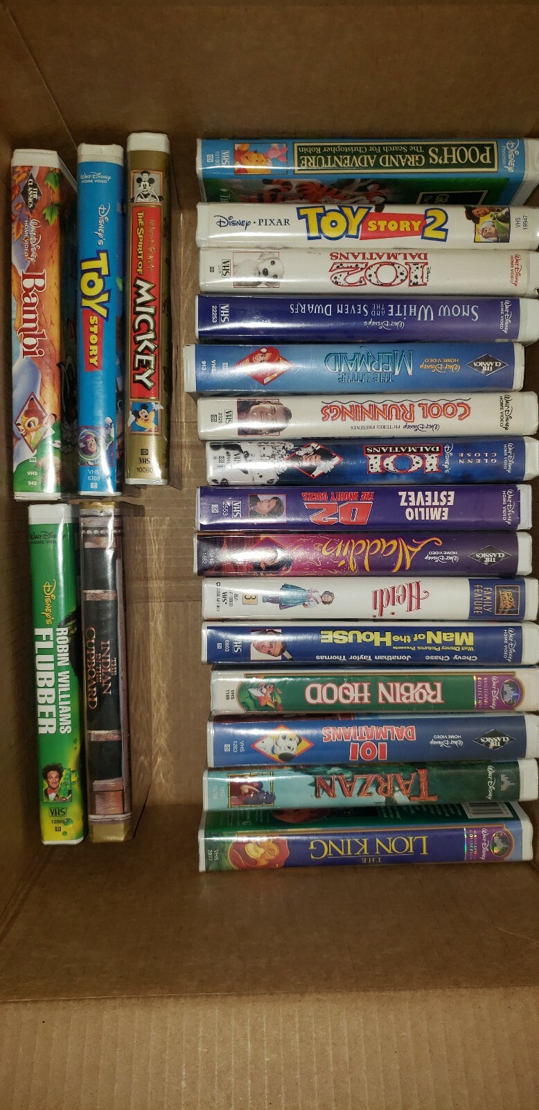 20 Disney VHS movies, selling as a lot eBay