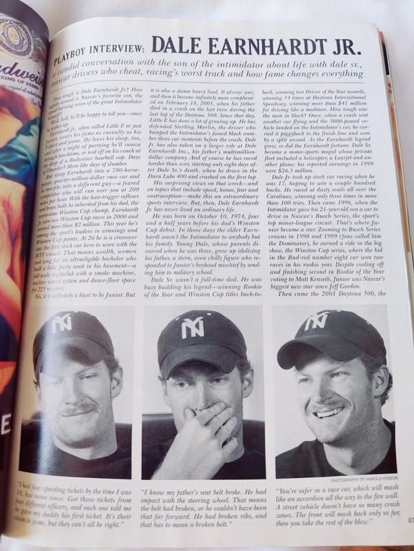 Playboy Magazine September 2001 Survivor Jerri Manthey-Earnhardt Jr.-Kurt Cobain