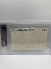 James Cool Papa Bell Signed Index Card Beckett Auto