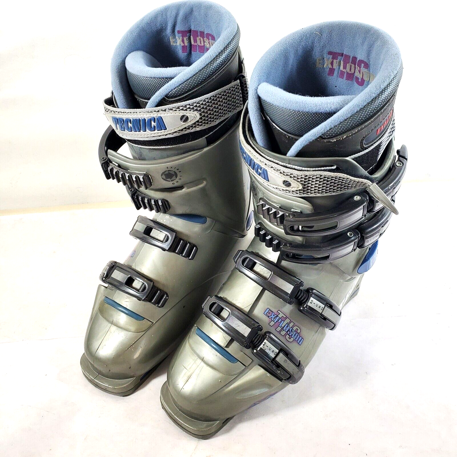 SALOMON Scarponi da sci Tecnica TNS Explosion misura 6 7 5 grigio argento AVS Curve Control