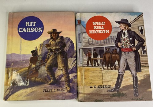 Lot of 2 Vintage 1960 Harper & Row Books Incl: Kit Carlson & Wild Bill Hickok - Picture 2 of 6
