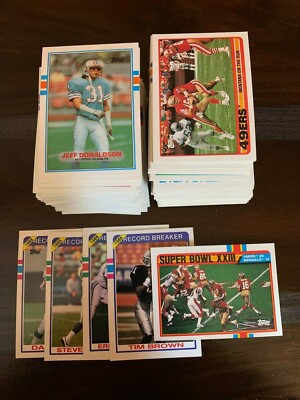 1989 TOPPS FOOTBALL #1 thru #200 - PICK ANY - BUY 5, GET 5 FREE!