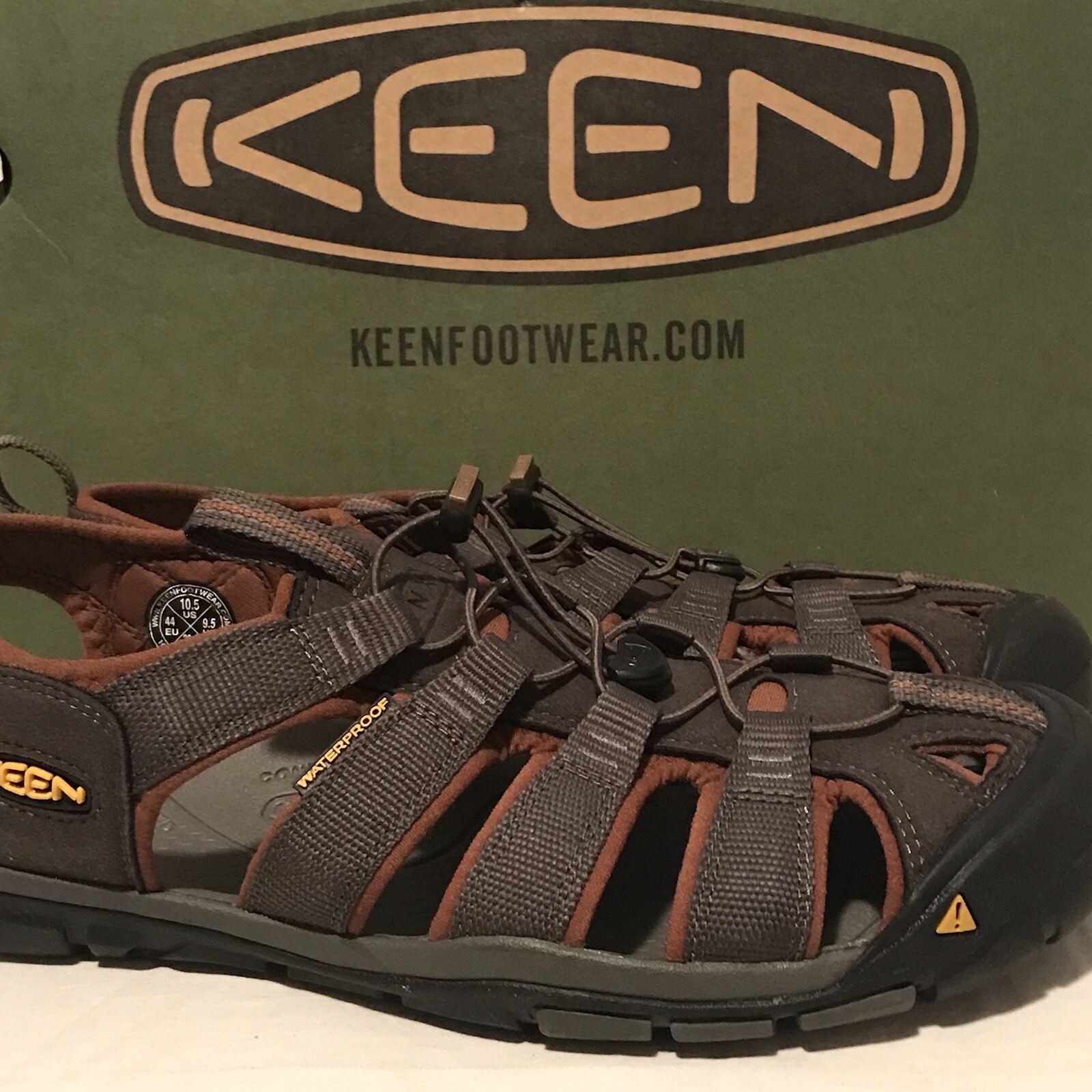 NEW KEEN Sandali CNX Uomo Taglia 10 5 M Clearwater Impermeabili Lavabili 1014456