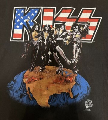 Vintage Kiss Alive Worldwide 96 97 Tour Shirt T Shirt