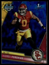 2023 Bowman University Chrome Sapphire Edition #190 Korey Foreman