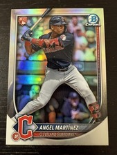 2025 Bowman Chrome Angel Martinez RC Red Rookie Redemption Refractor #68