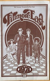 Fillmore East Program April 12 15 1971 Mountain T. Rex Mylon Joe's Lights