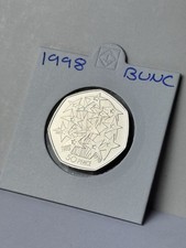 1998 EU Stars Uncirculated 50p European Union Fifty Pence Coin Brilliant Uncirc
