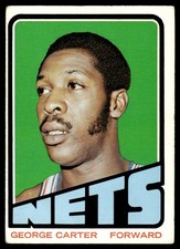 1972-73 Topps Basketball Card George Carter New York Nets #197
