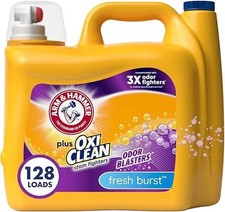 Arm & Hammer Plus OxiClean Odor Blasters Fresh Burst,128 Loads,166.5 Fl oz 0.12 per gallon
