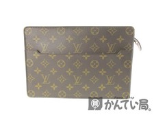 LOUIS VUITTON Pochette Homme Monogram Canvas Shoulder Bag Brown