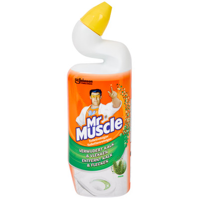 Mr Muscle WC-Reiniger Fresh 750 ml   Kraftvoll gegen Kalk & Schmutz