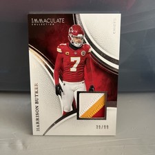 2025 Panini Immaculate Collection Jersey 3 Color  Harrison Butker Chiefs 39/99