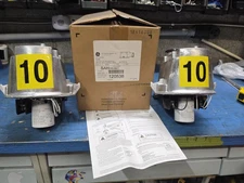 2 NOS Hps GE 201 Hood Light Fixture 100w 120v High Pressure Sodium