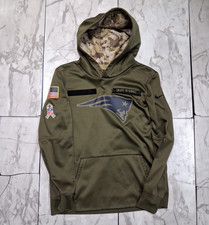 Nike On Field New England Patriots Hoodie Salute to Service Boys Youth Large