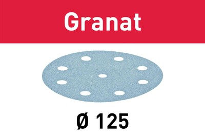 FESTOOL Schleifscheibe Klett-Schleifpapier GRANAT STF Ø125 VOC StickFix Lack Mix