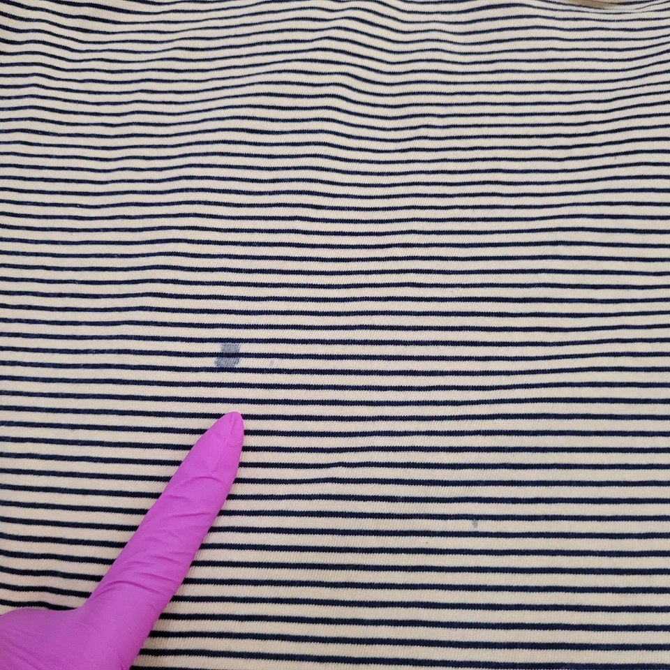 Camisa Vintage Nautica Sail XL 24x26 Amarillo Azul Rayas Foto 3 de 4