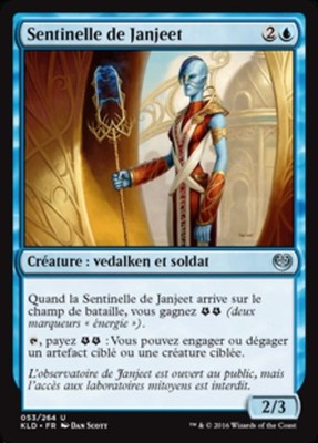 Magic MTG TCG Kaladesh 2016 Janjeet Sentry 53/264 French