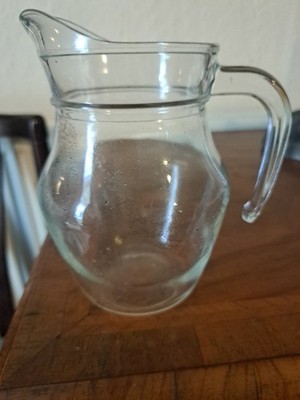 Luminarc kleine klassische Glaskanne Wasser Milch Saft Tisch Servierkanne 0,5L