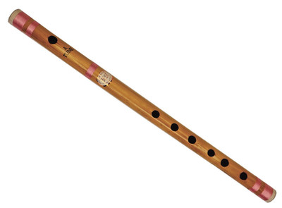 Handmade Bamboo Flute Bansuri 16'' A Tune Traditional Woodwind Musical Instrument