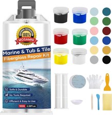Marine Fiberglass Repair Kit, Color Matching Gel Coat Repair Kit for Boats, Gelc