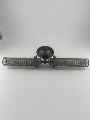 Restoration Hardware Industrial Wall Sconce Double Tube Edison Bulbs Included
