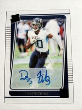 2021 Clearly Donruss #83 Dez Fitzpatrick Clearly Rated Rookie Autographs