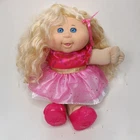 Cabbage Patch Kids 2014 Doll Sittin’ Pretty Blonde Blue Eyes Pink Tutu Dress