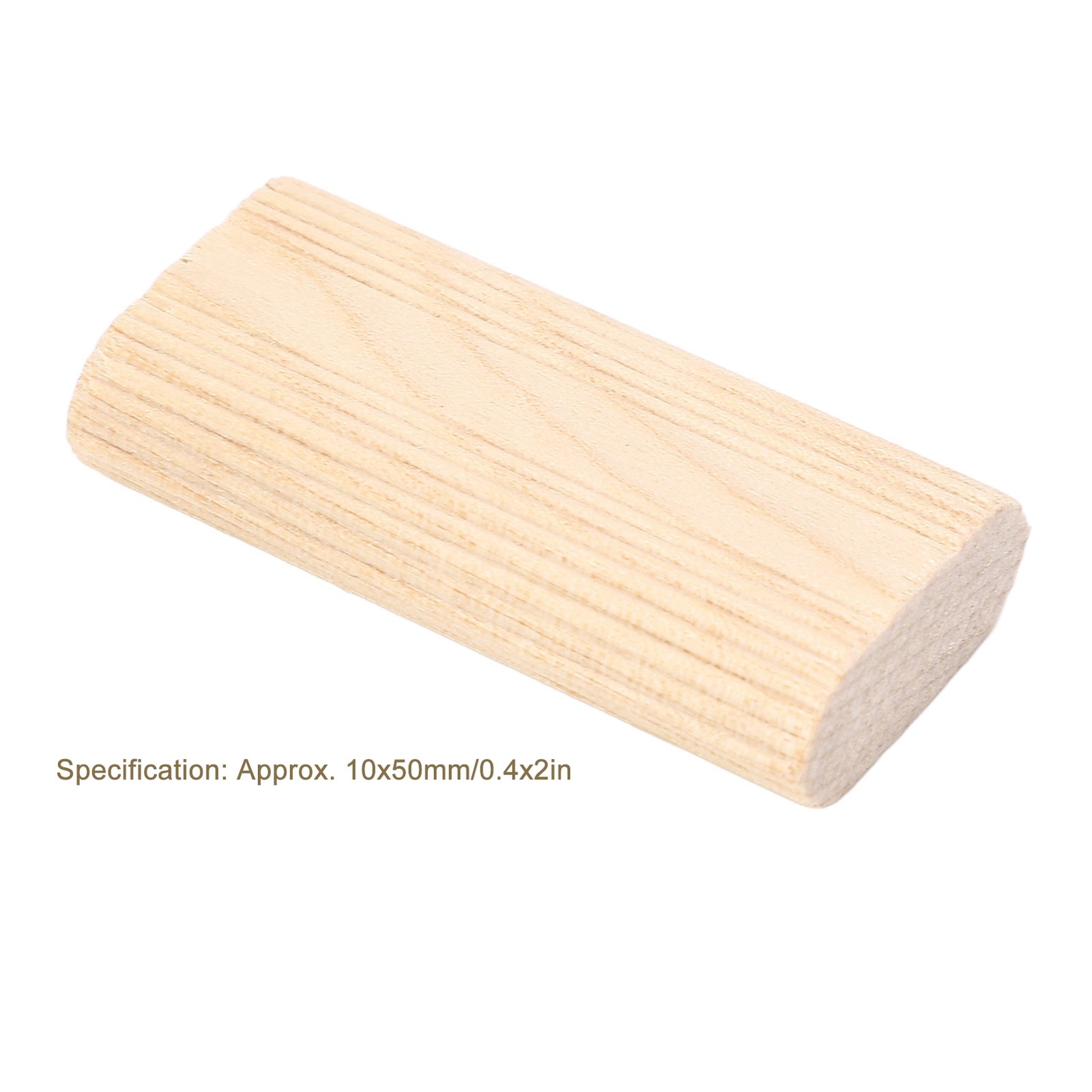 50 Pcs Wood Dowel 10x50mm Solid Beech Wood Tenon Insertion Block For Woodworking