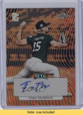 2023 Leaf Perfect Game National Showcase Metal 1/1 Ford Thompson Auto nd3