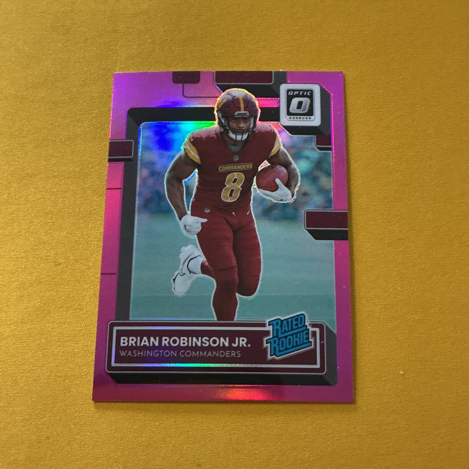 Brian Robinson Jr. Panini Donruss Optic #227 Pink