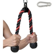 Tricep Rope 27  36 inches 2 Colors Fitness Attachment Cable Machine Pulldown