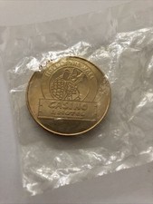 Jeton de fente vintage scellé trou dans le mur casino Danbury WI 1 $ St Croix comme neuf