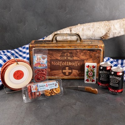 Wurstbaron  Männer-Notfall-Koffer Wurst Salami Geschenk